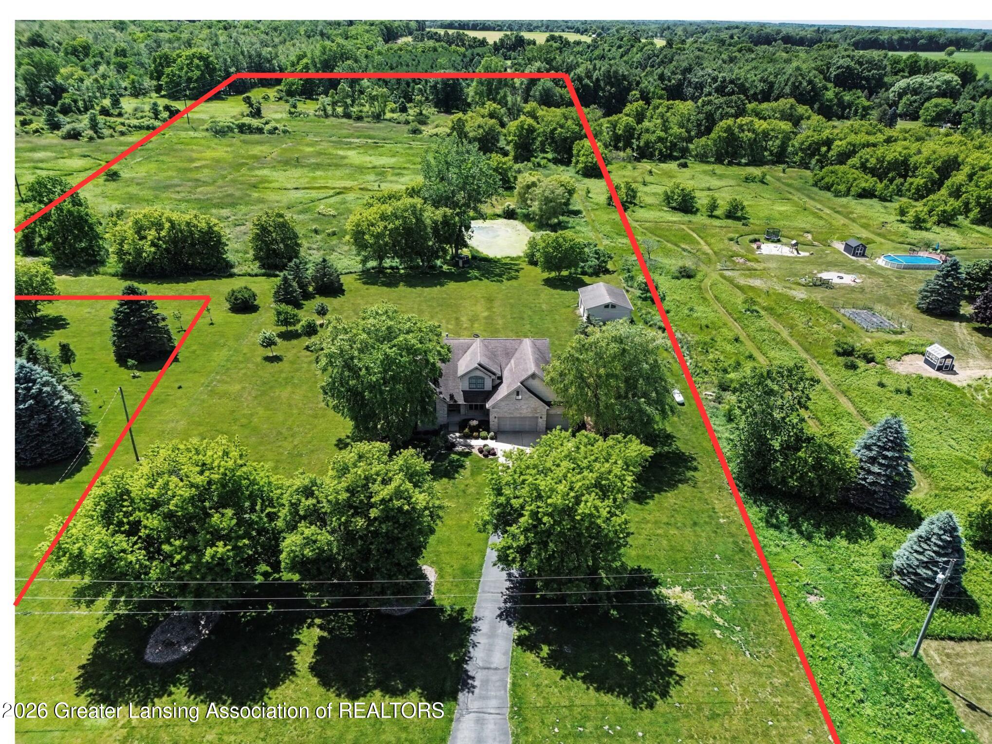 2626 South Edgar Road Mason, MI 48854 - Photo 2 of 28 Aerial
