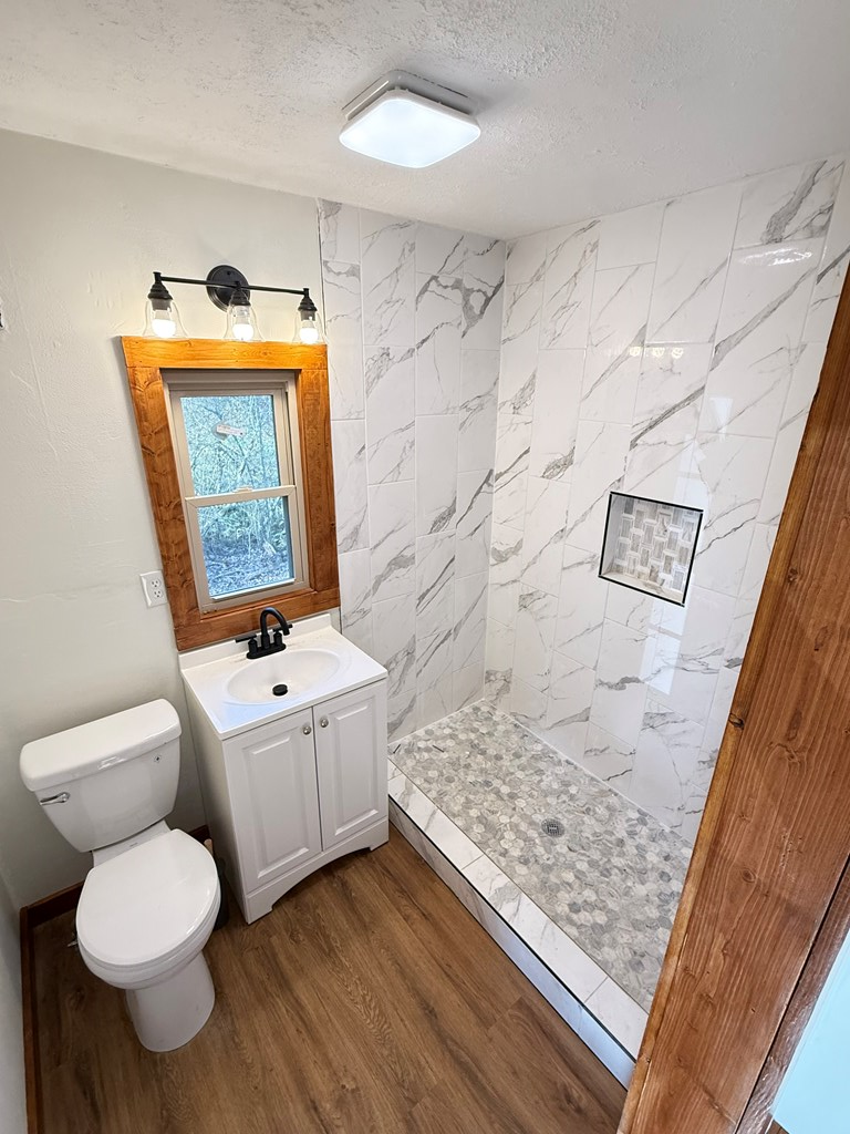 157 Old Loving Road Mineral Bluff, GA 30559 - Photo 3 of 10 a bathroom with a toilet sink and mirror