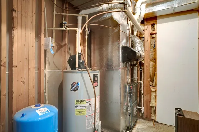 a view of storage and utility room