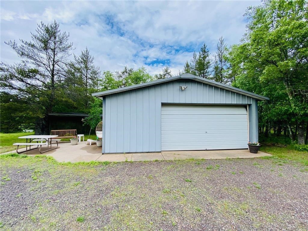 11380 East Town Line Road Gordon, WI 54838 - Photo 2 of 14 View of detached garage
