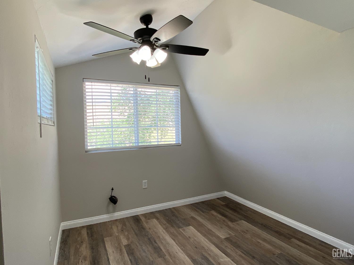 Undisclosed Address Caliente, CA 93518 - Photo 27 of 33 an empty room with a window and a fan