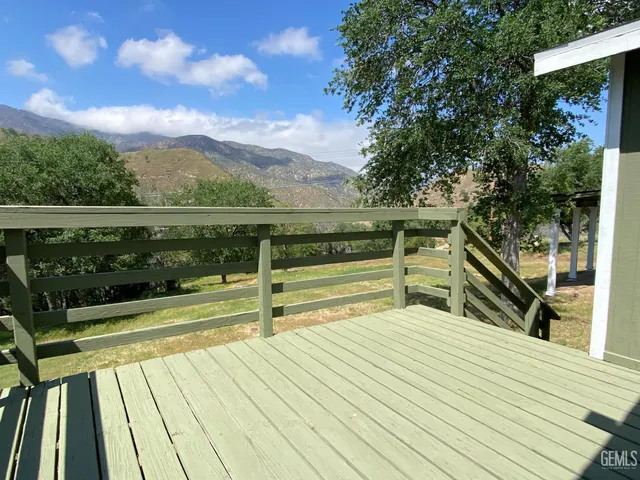 a view of lake from balcony