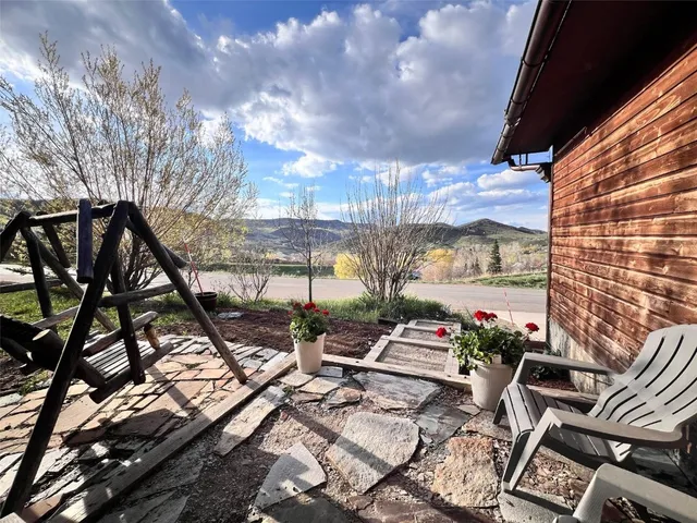 a outdoor space with lots of lights