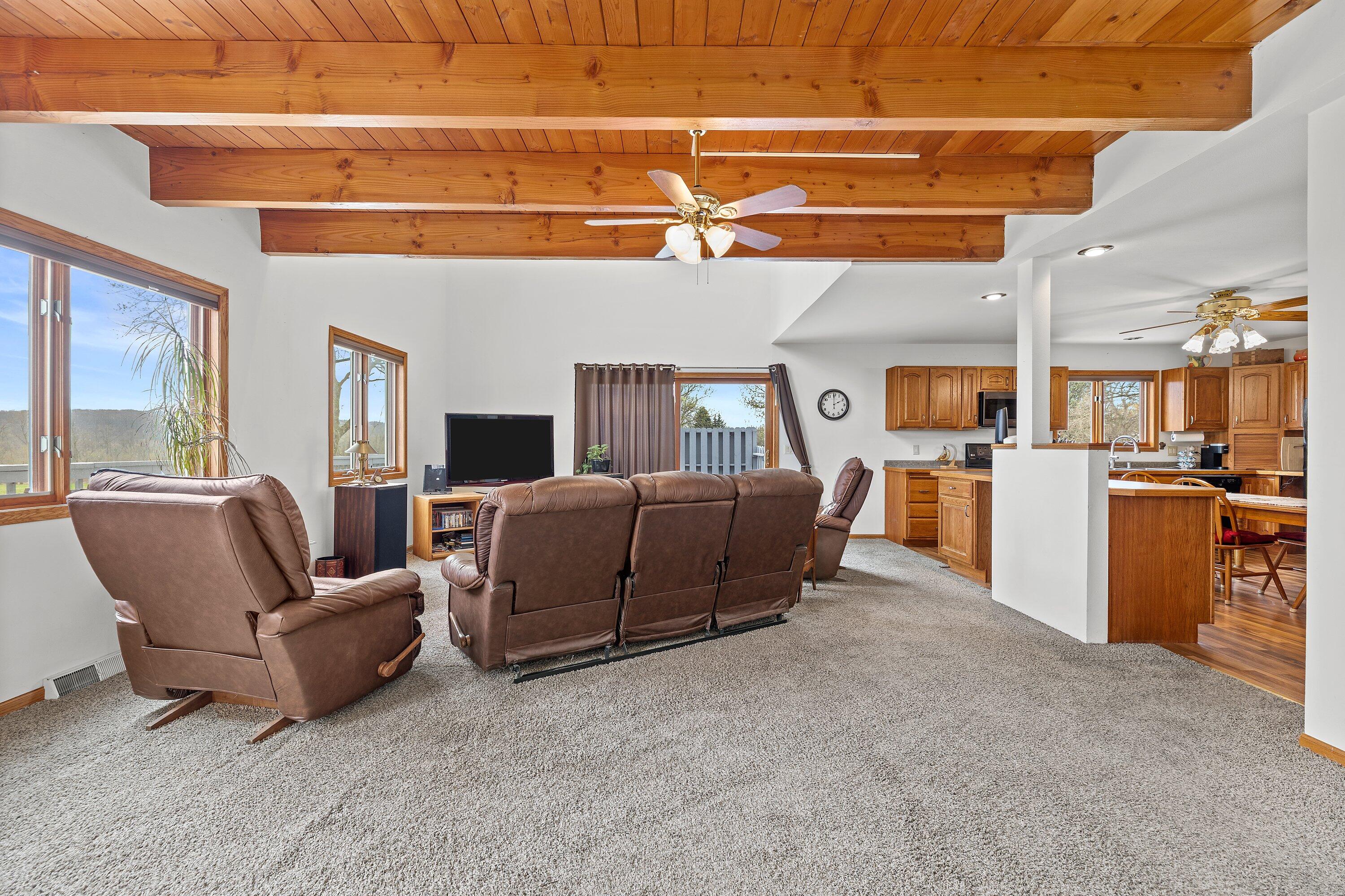 7293 Aurora Road Addison, WI 53090 - Photo 14 of 95 beamed ceiling