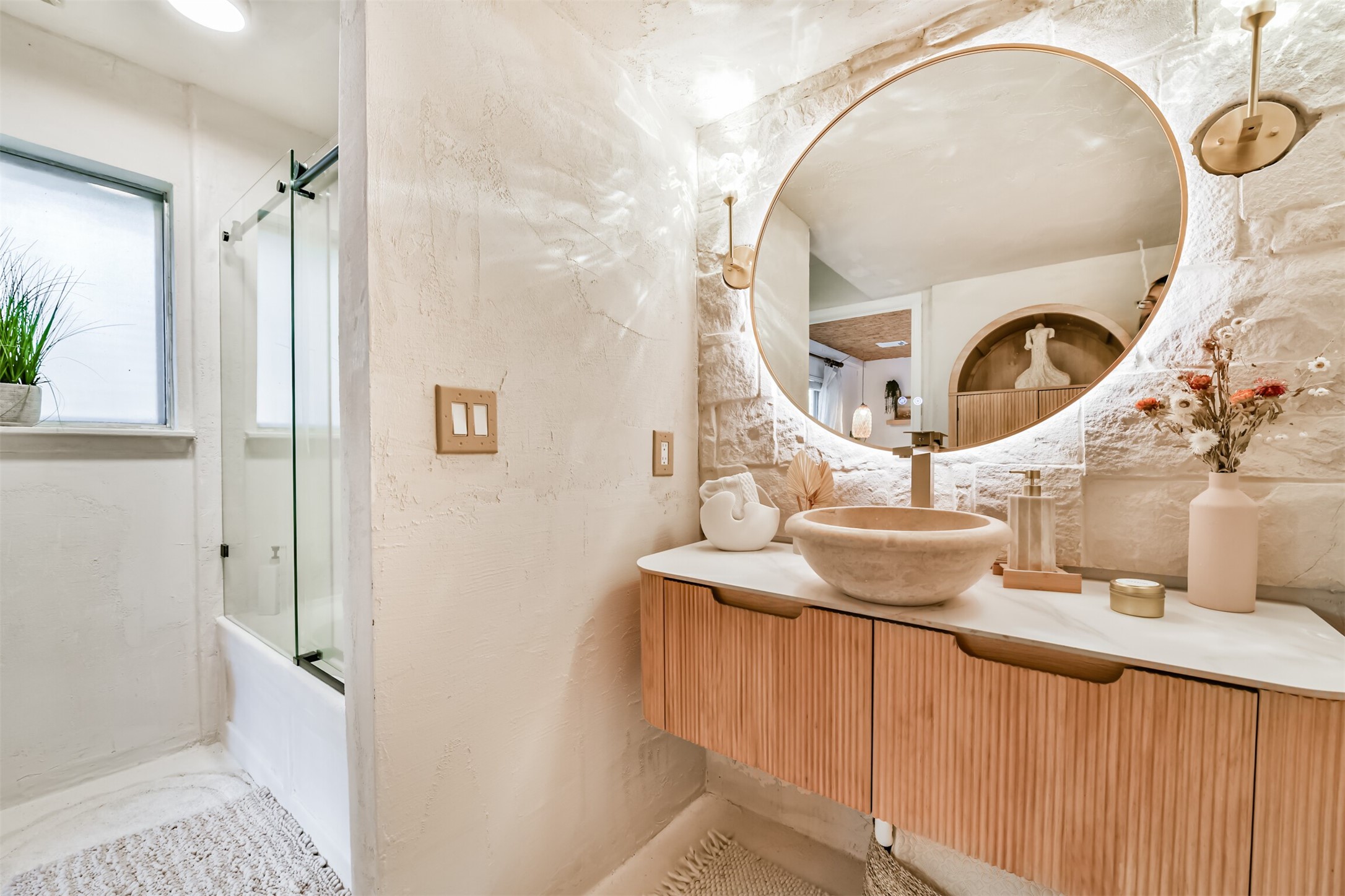 1723 Capstan Road Houston, TX 77062 - Photo 17 of 43 Recently remodeled primary bathroom with spa-inspired finishes.