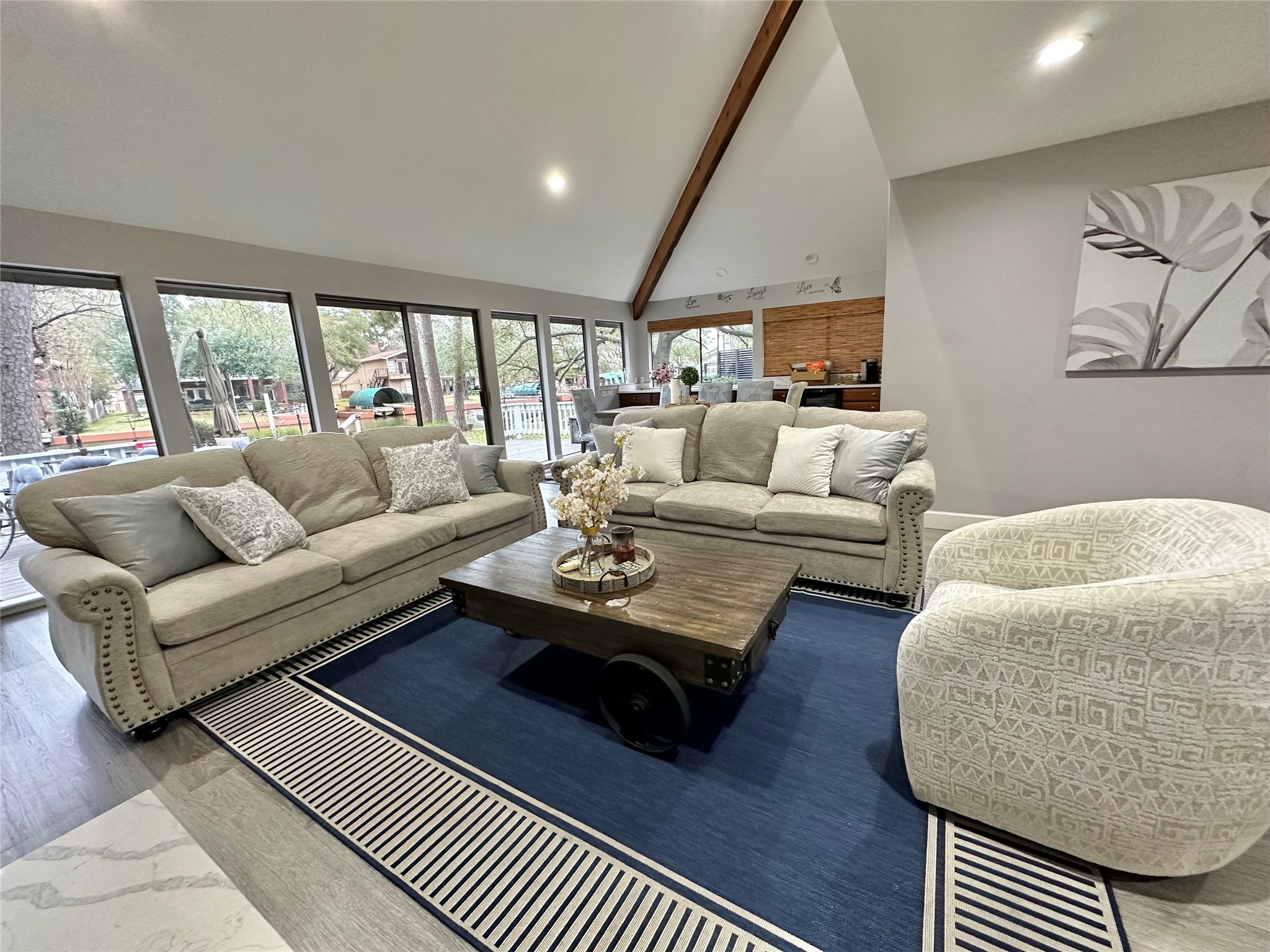 3007 Willowbend Road Montgomery, TX 77356 - Photo 14 of 43 a living room with furniture and a large window