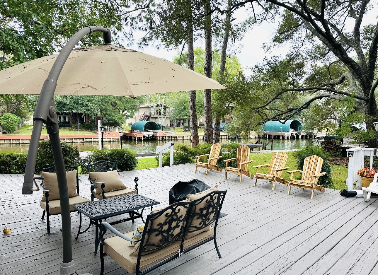 3007 Willowbend Road Montgomery, TX 77356 - Photo 6 of 43 an outdoor space with seating area and furniture