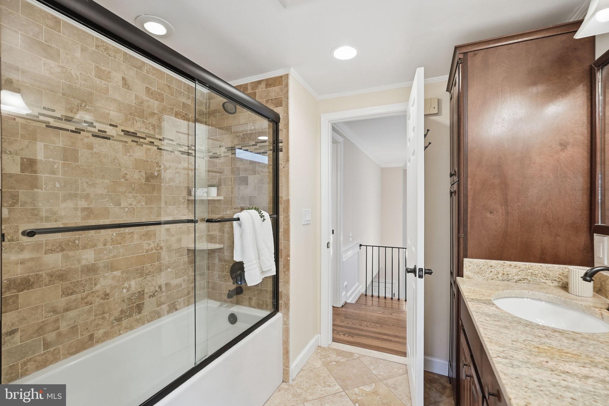 1 Paddock Court Potomac, MD 20854 - Photo 26 of 34 Hall Bathroom Reverse