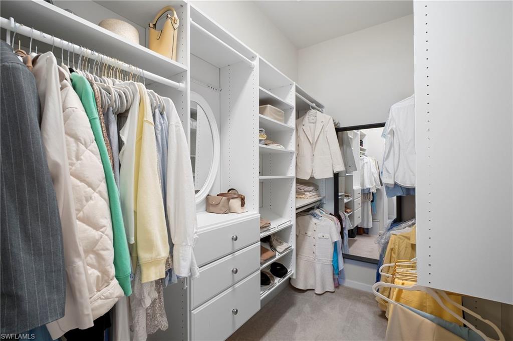 14720 Kingfisher Loop Naples, FL 34120 - Photo 33 of 50 Walk in closet featuring light colored carpet