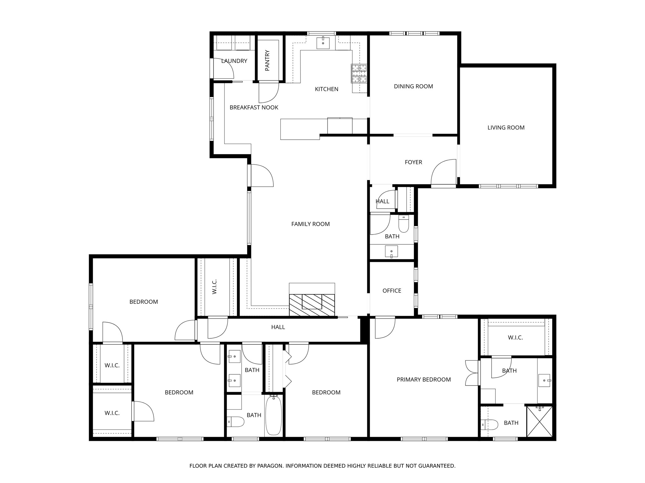 5743 Jason Street Houston, TX 77096 - Photo 26 of 26 a picture of floor plan
