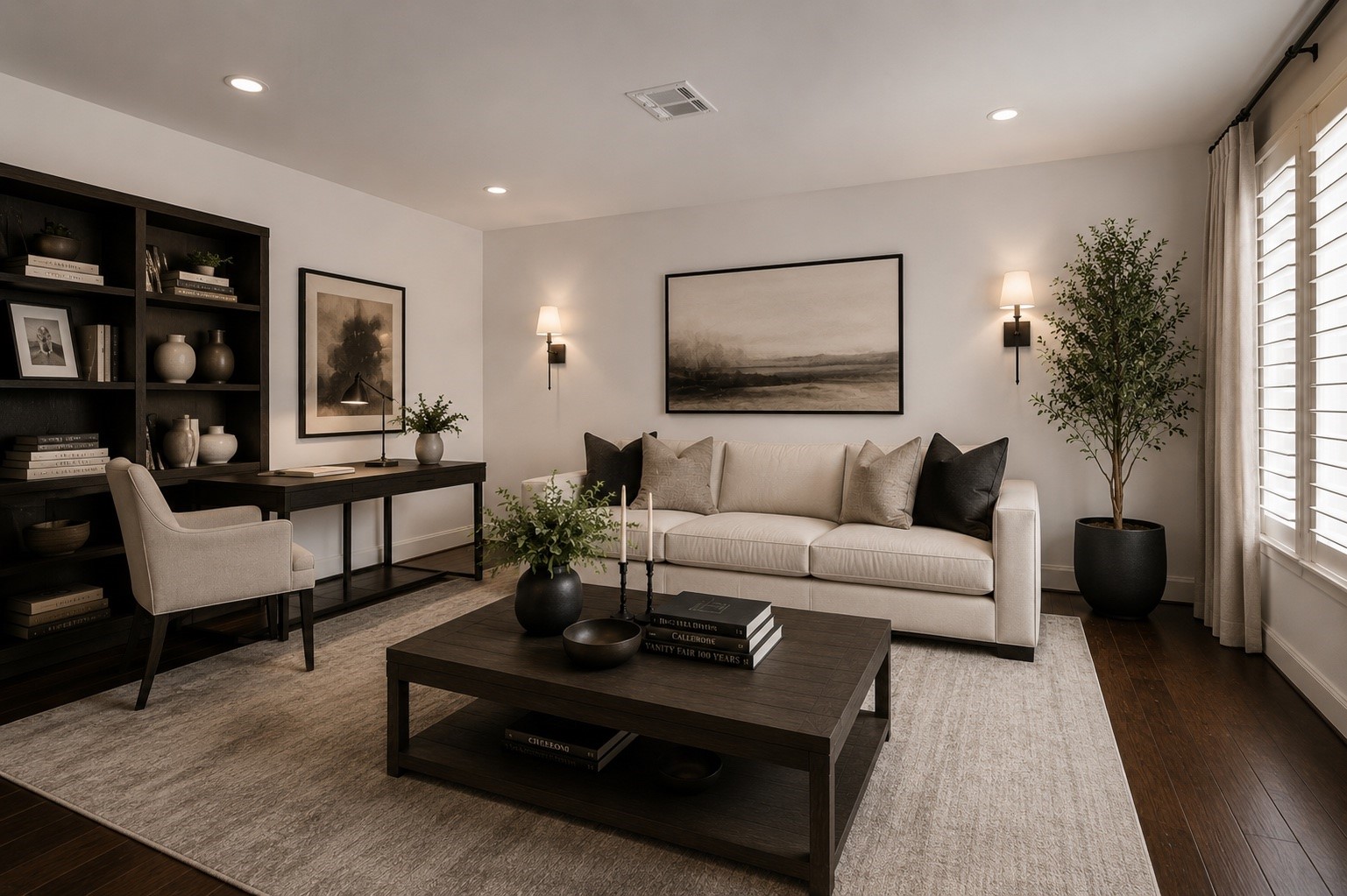 5743 Jason Street Houston, TX 77096 - Photo 6 of 26 a living room with furniture and a flat screen tv