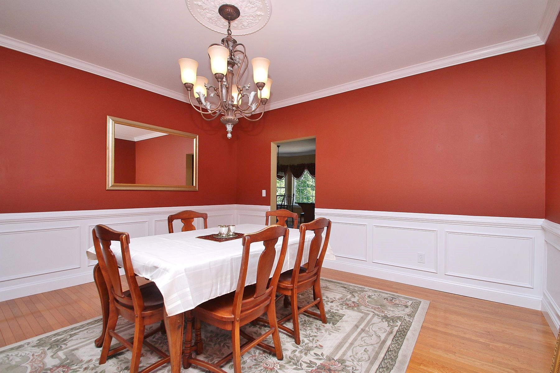10 Old Point Road Moneta, VA 24121 - Photo 13 of 79 a view of a dining room with furniture and chandelier