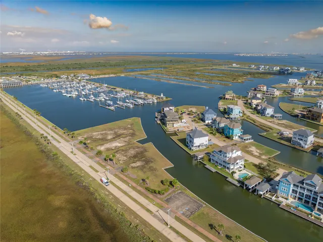 a view of a city and an ocean view