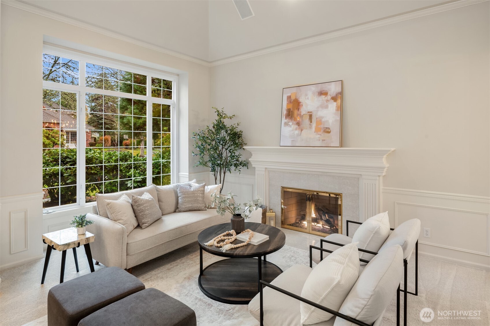 3014 213th Street Southeast Bothell, WA 98021 - Photo 5 of 33 a living room with furniture and a fireplace