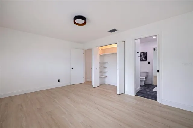 wooden floor in an empty room