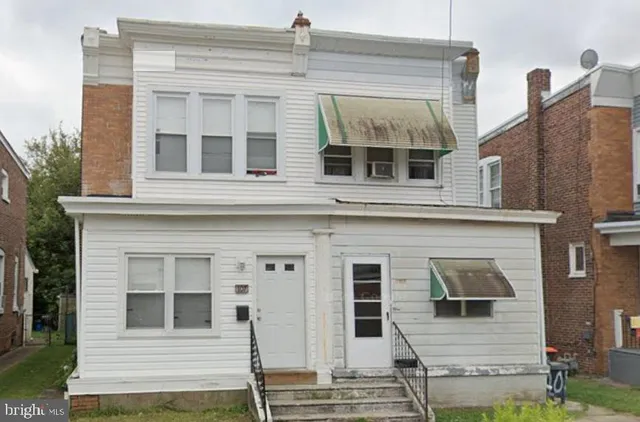 a building view with a outdoor space