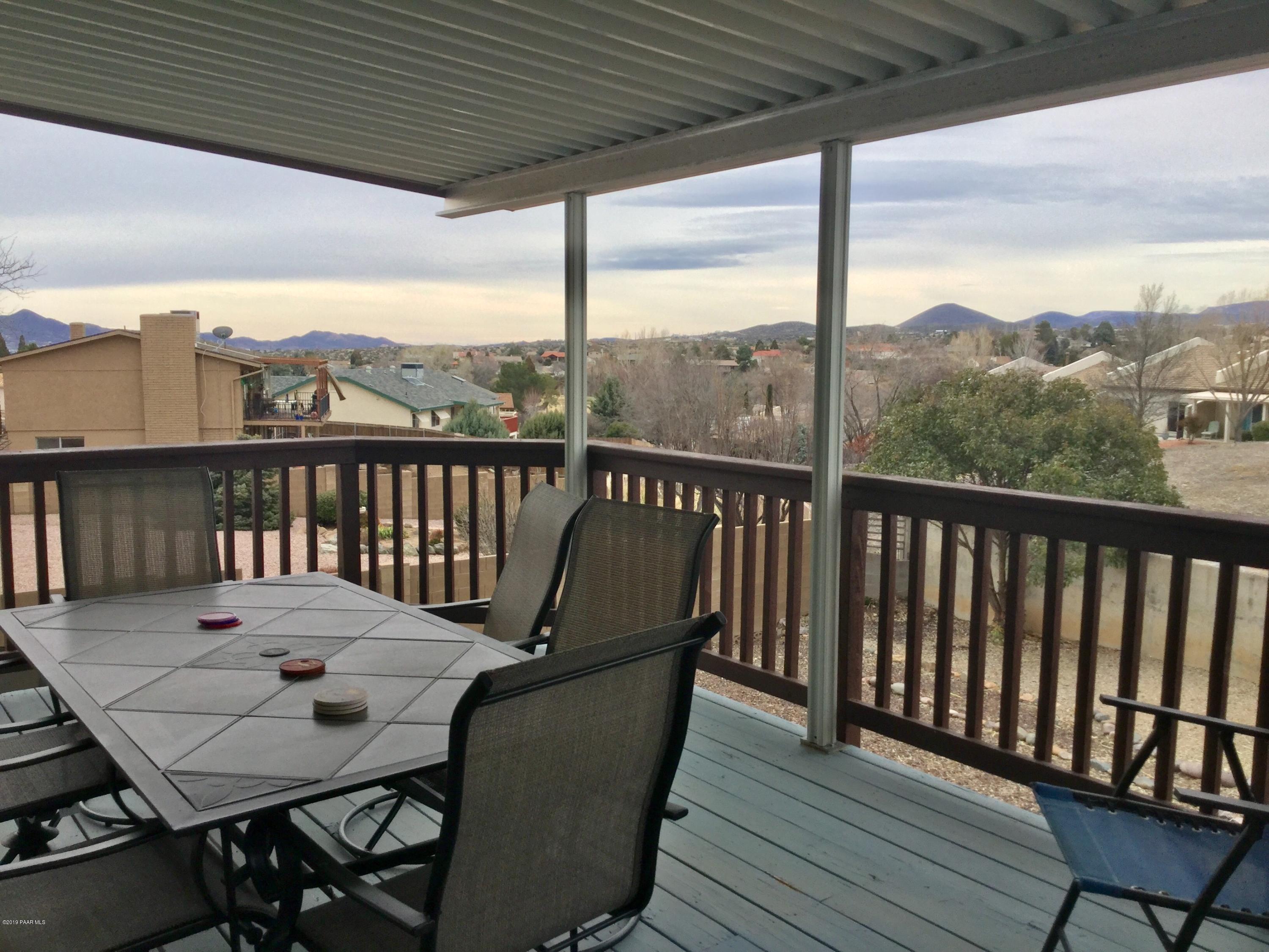 11579 Riata Way Dewey, AZ 86327 - Photo 16 of 25 Covered Deck & Back View