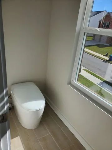 a view of a bathtub in a bathroom