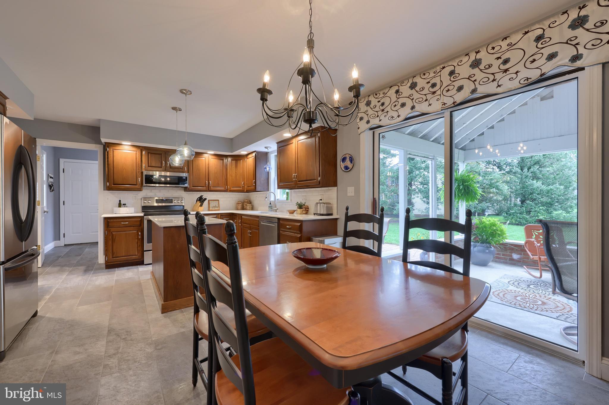5 Clover Court Lititz, PA 17543 - Photo 16 of 52 KITCHEN PATIO DOORS OPEN INTO COVERED PORCH