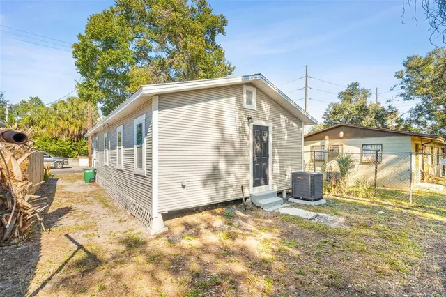 a view of a house with a outdoor space