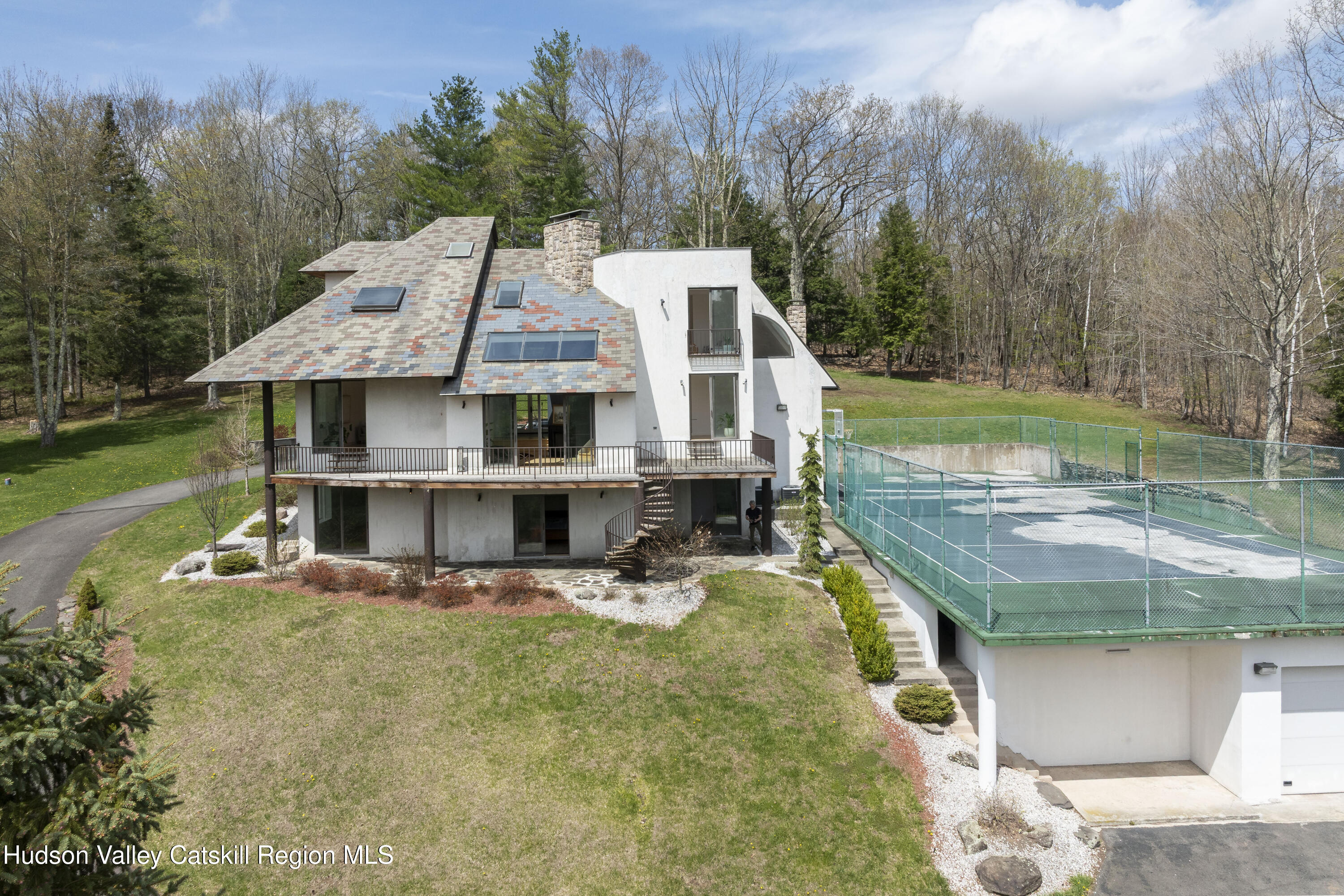 12 Jacob Strasse Road Windham, NY 12496 - Photo 45 of 54 an aerial view of a house with swimming pool garden and patio