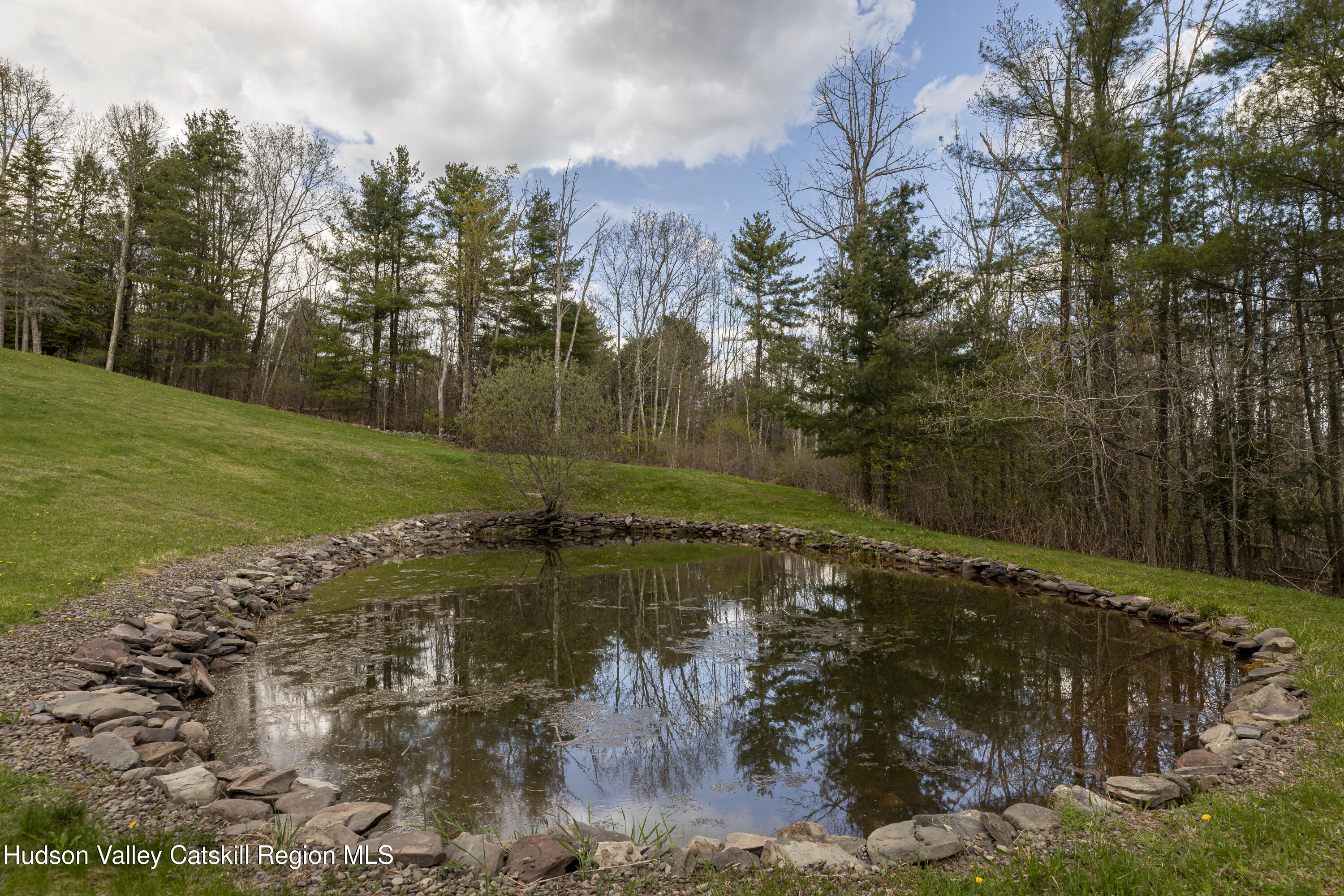 12 Jacob Strasse Road Windham, NY 12496 - Photo 46 of 54 a view of a lake in between two of trees