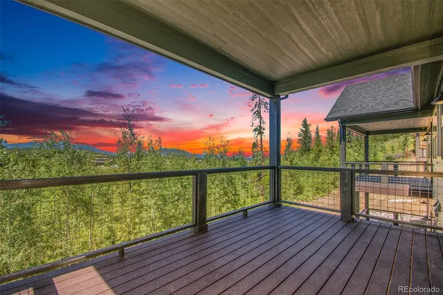 a view of a balcony with lake view and a ocean view