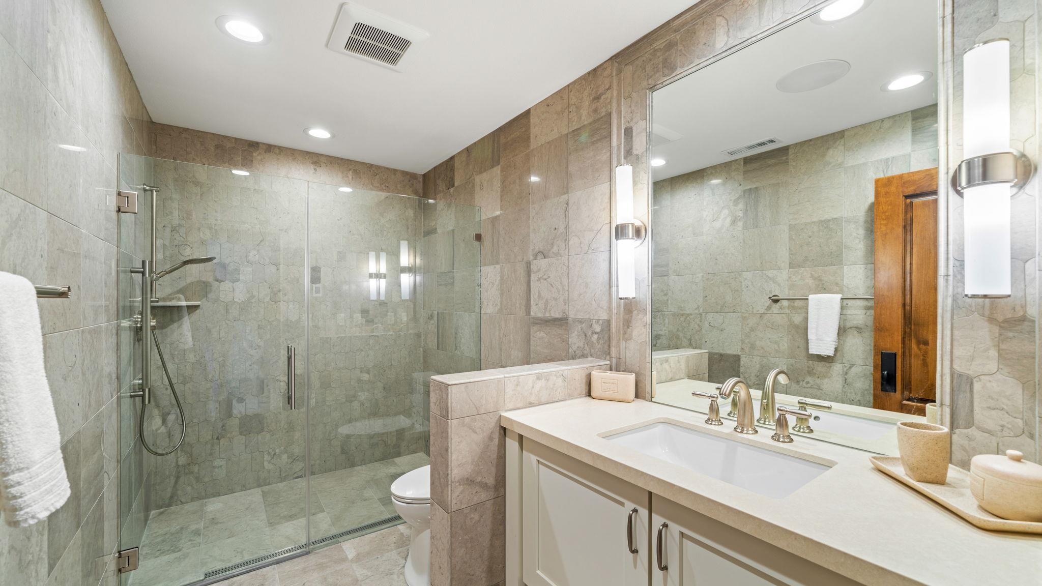 6200 Westside Road Calpine, CA 96124 - Photo 11 of 21 a bathroom with a sink shower and a mirror