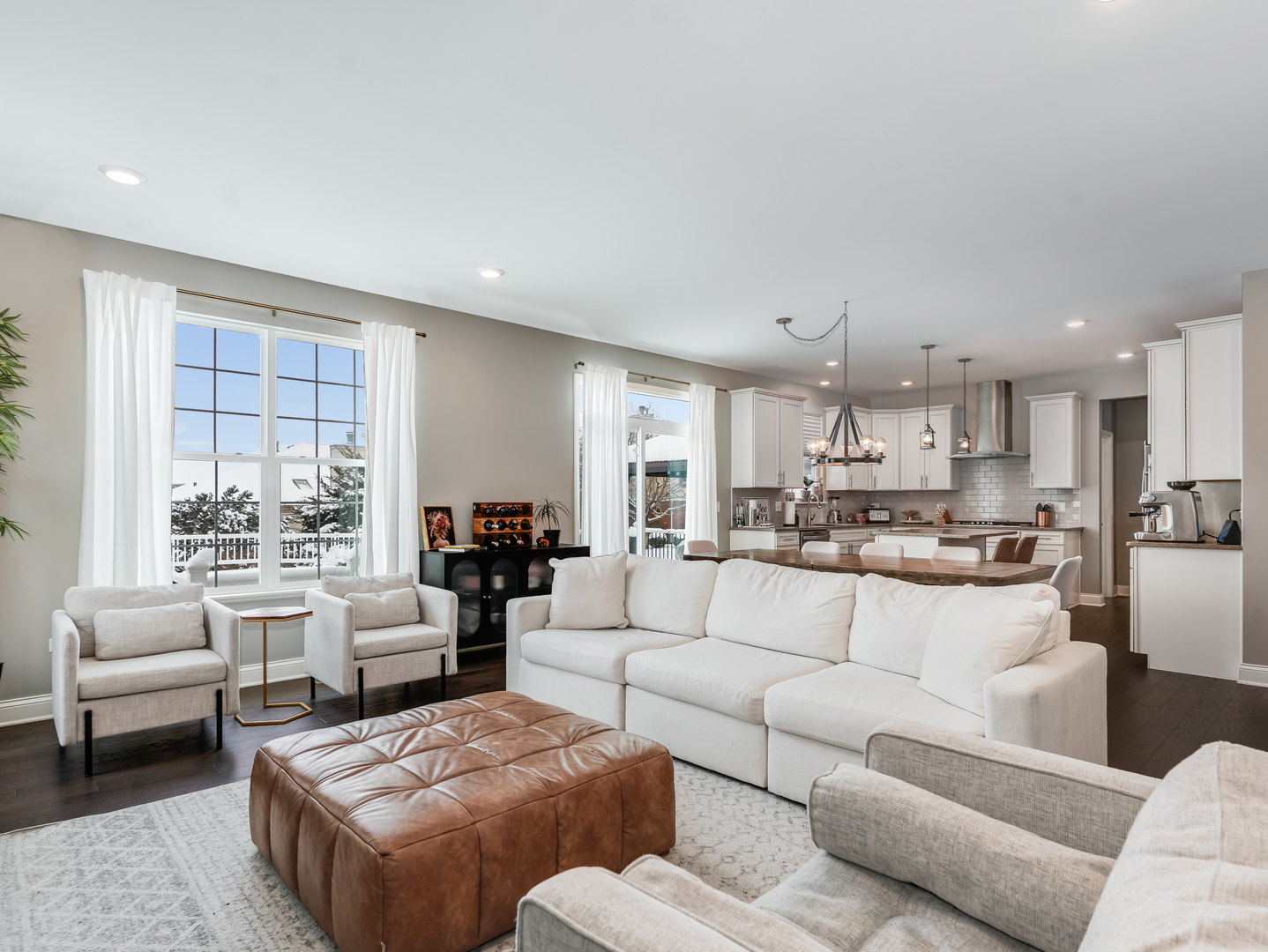 707 Long Ridge Trail Minooka, IL 60447 - Photo 16 of 39 a living room with furniture and a large window