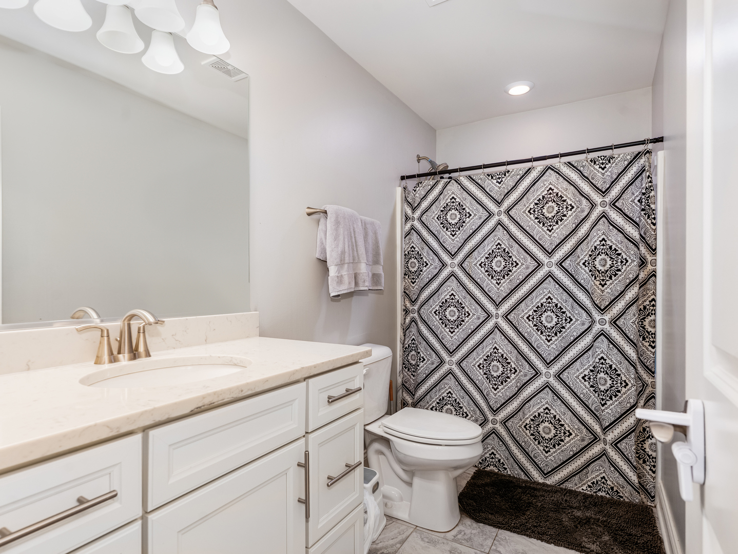 707 Long Ridge Trail Minooka, IL 60447 - Photo 27 of 39 a bathroom with a sink a toilet and a mirror