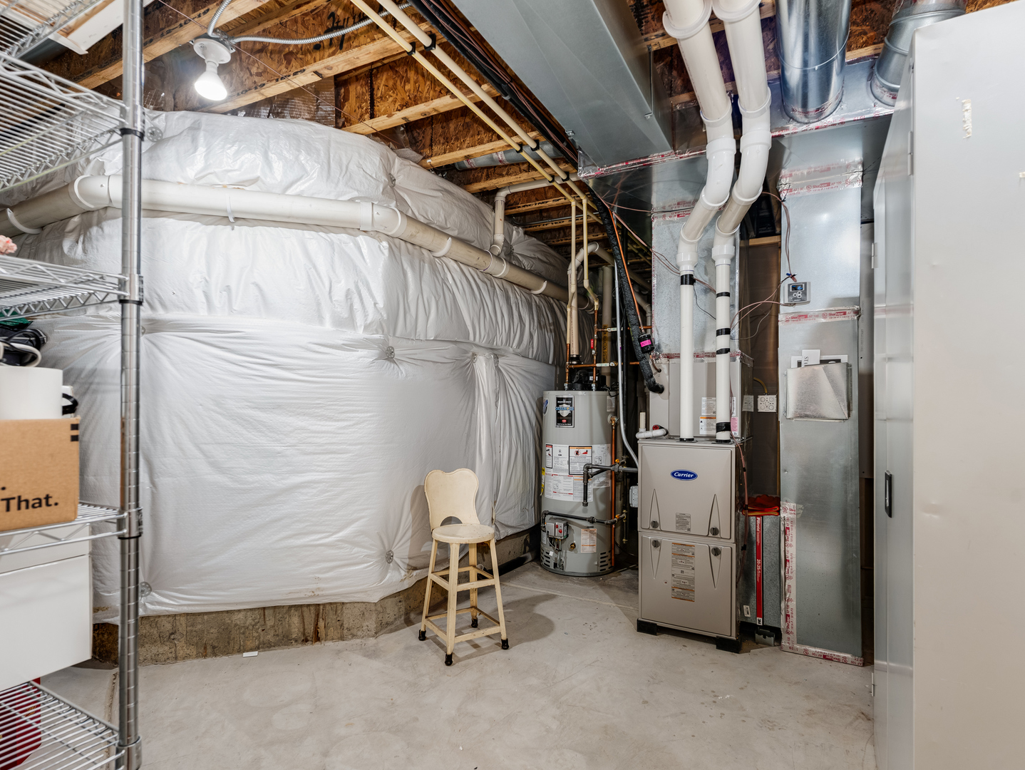 707 Long Ridge Trail Minooka, IL 60447 - Photo 35 of 39 a view of walk in closet with empty racks