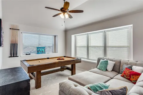 a room with furniture and windows