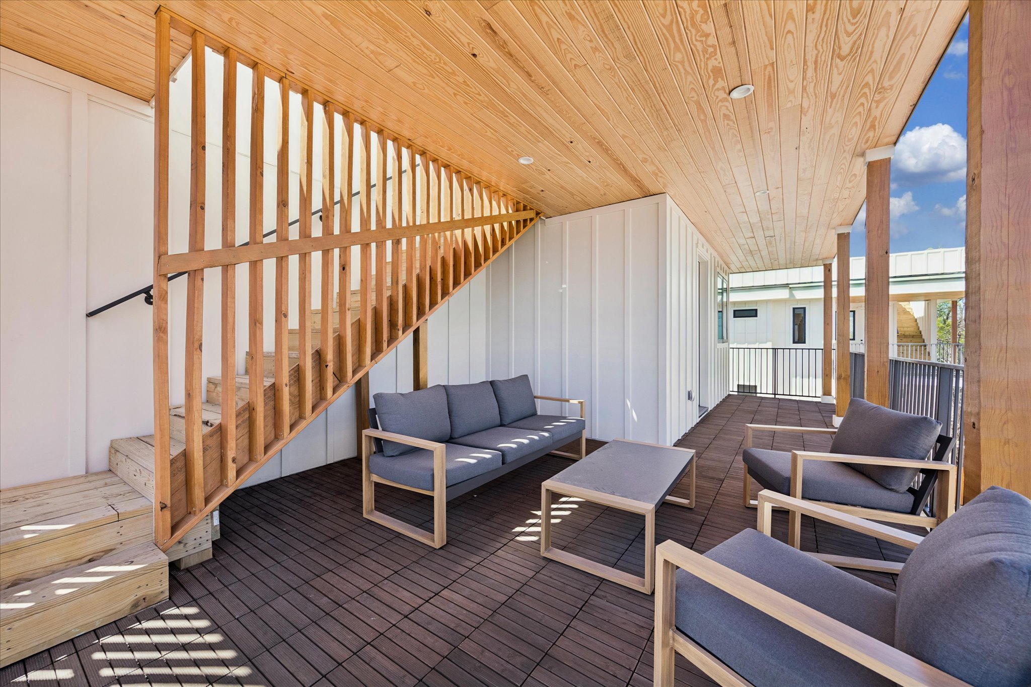 4416 South 1st Street, Unit 2 Austin, TX 78745 - Photo 29 of 33 a living room with furniture and a wooden floor