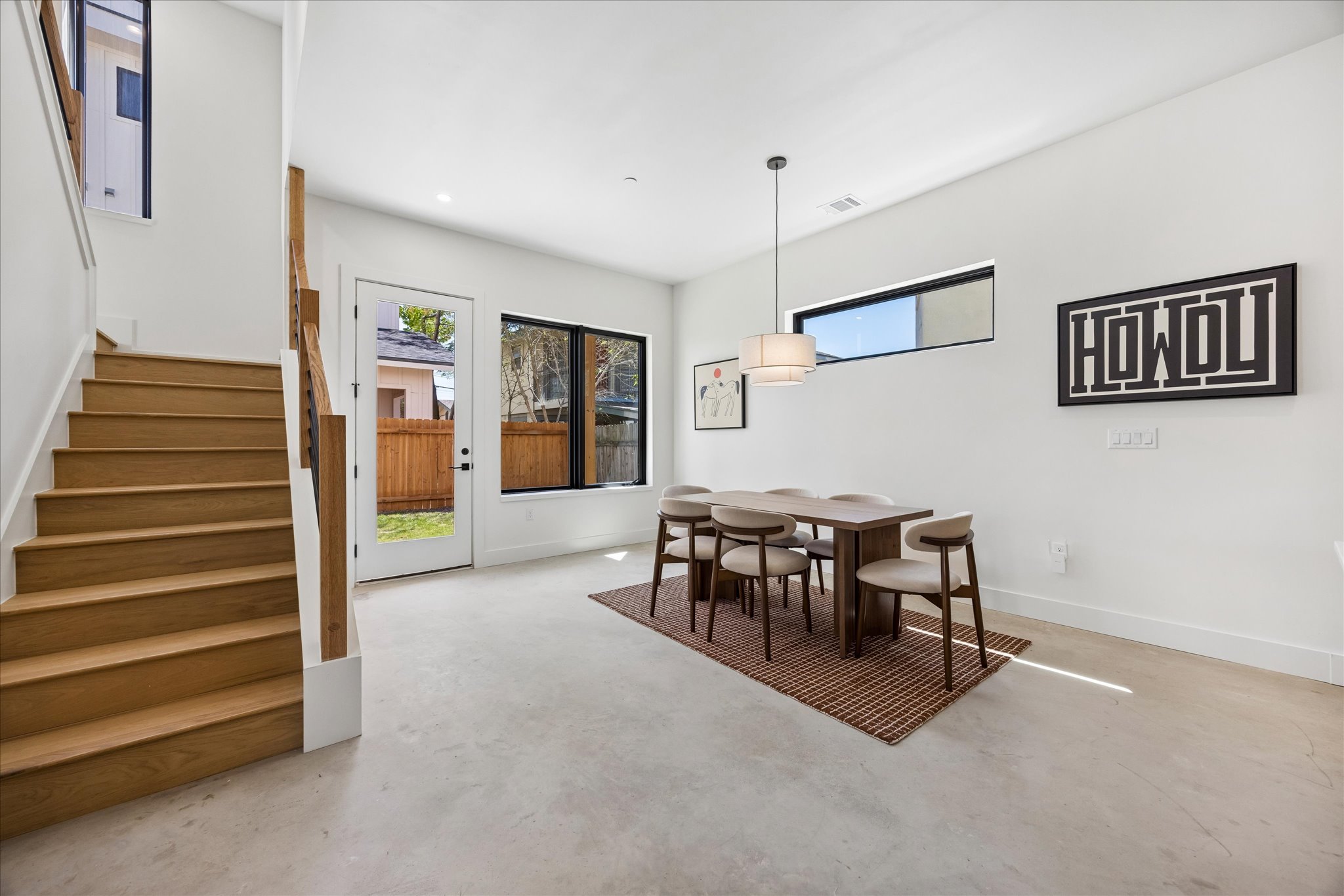 4416 South 1st Street, Unit 2 Austin, TX 78745 - Photo 10 of 33 a view of a livingroom with furniture and stairs