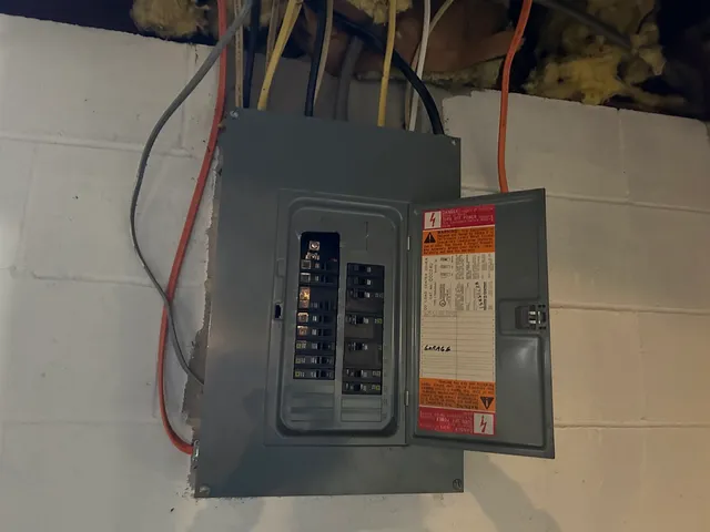 a view of water heater room