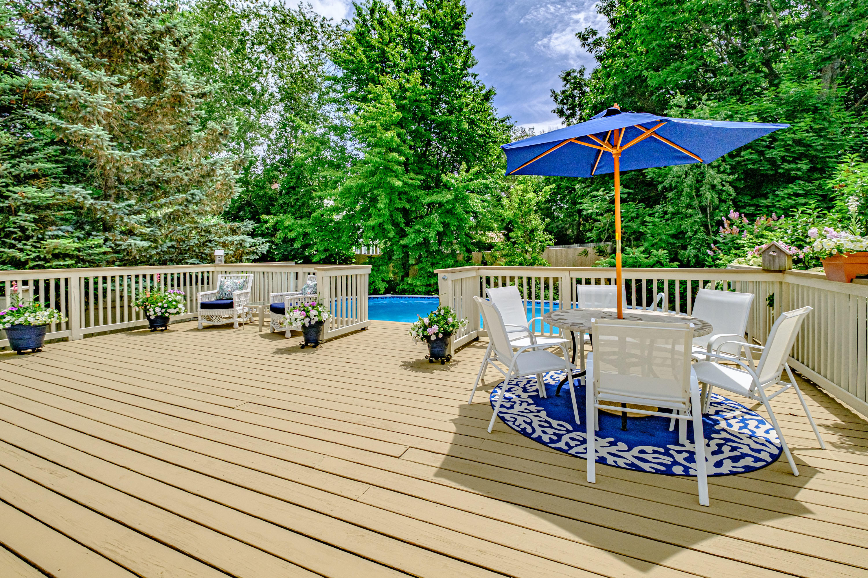 1 Caron Street Portland, ME 04103 - Photo 35 of 92 Back porch with above ground pool
