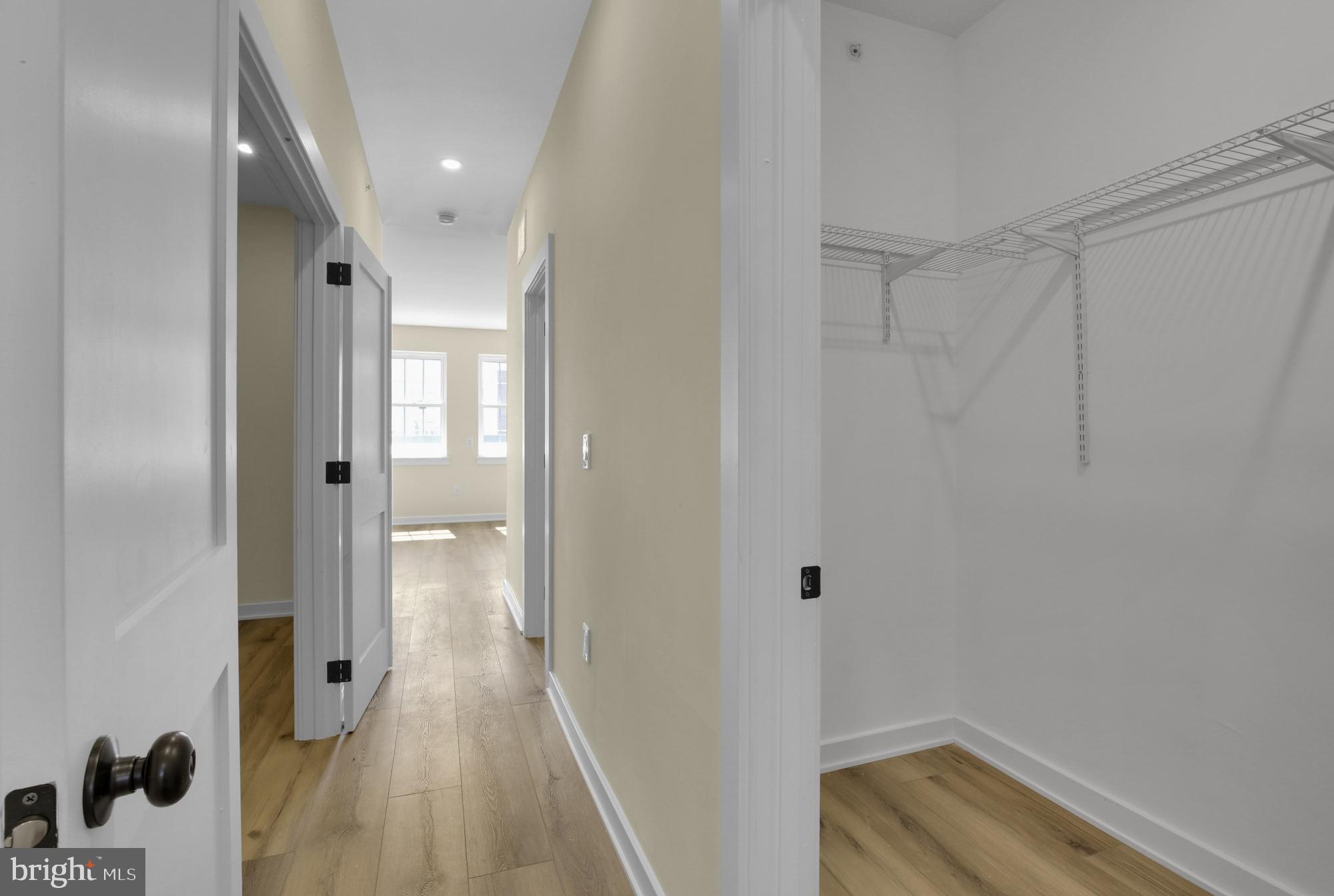 2670 Braddock Street Philadelphia, PA 19125 - Photo 37 of 47 a view of a hallway with wooden floor