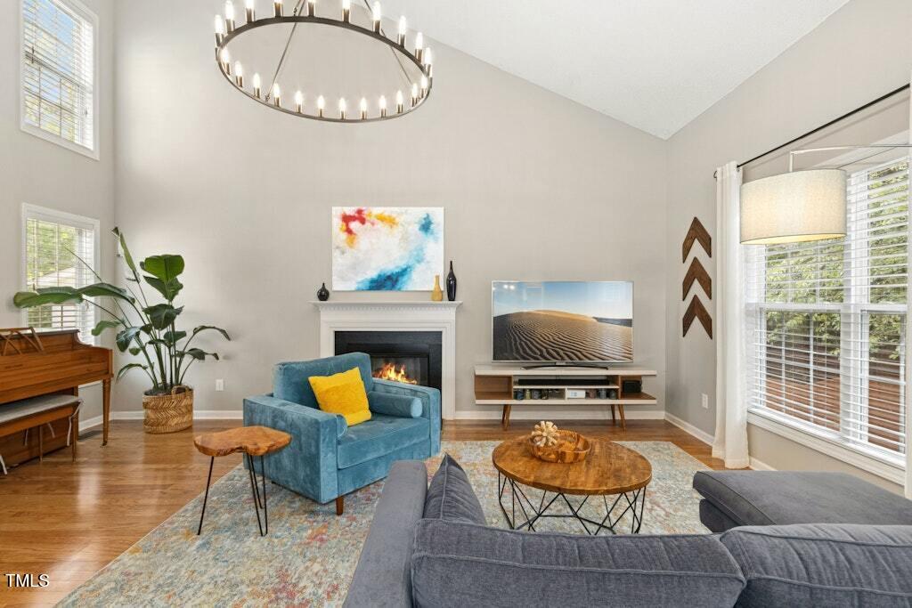 2342 School Creek Place Raleigh, NC 27606 - Photo 6 of 41 a living room with furniture and a pool table