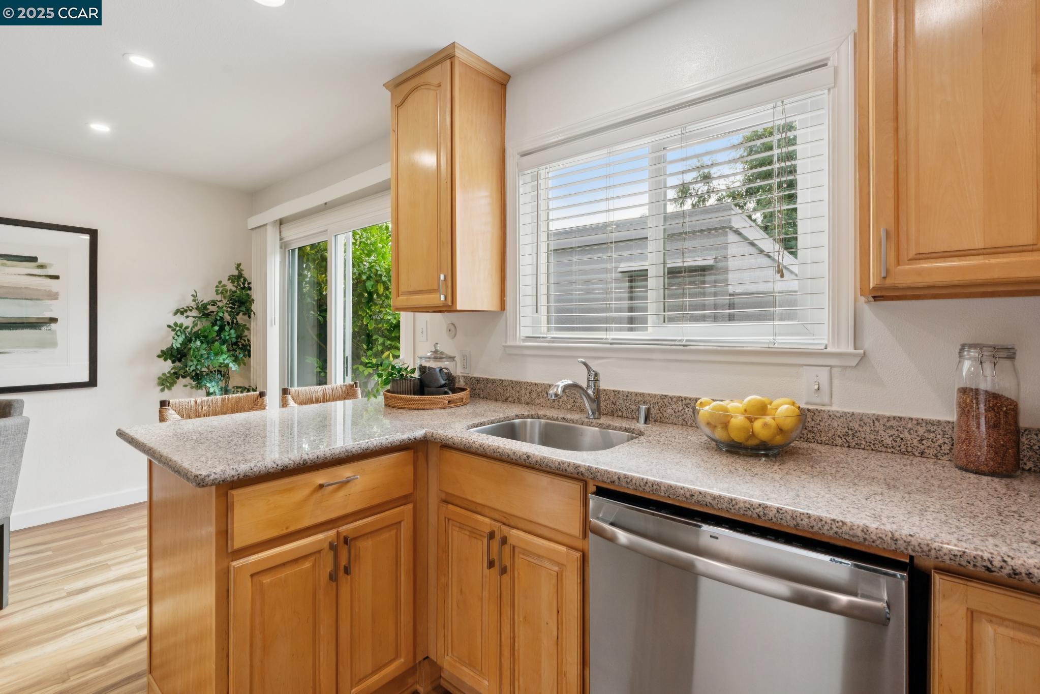 46 Sierra Lane Walnut Creek, CA 94596 - Photo 9 of 31 a kitchen with sink a window and potted plant