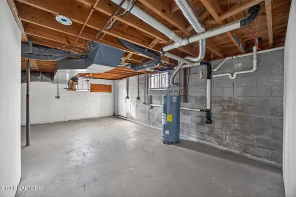 a view of storage and utility room