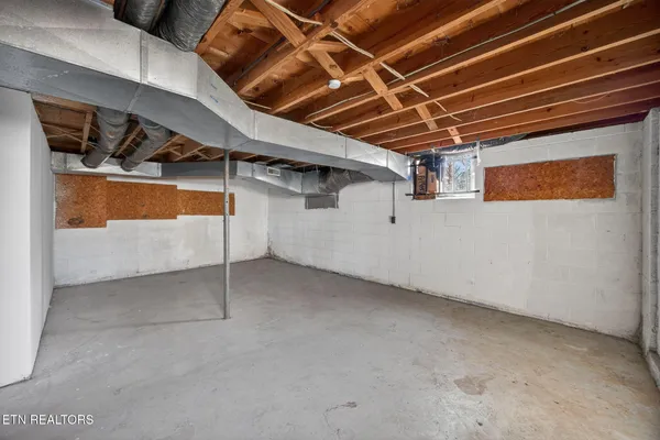 a view of storage and utility room