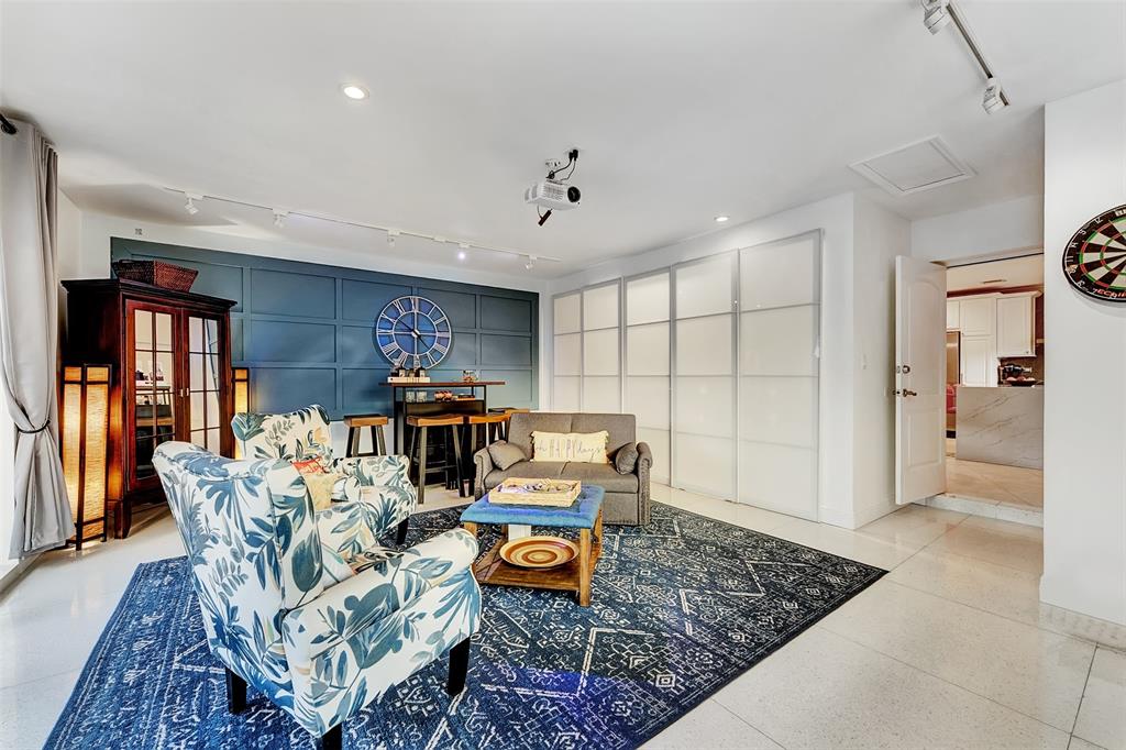 1500 Northeast 24th Street Wilton Manors, FL 33305 - Photo 37 of 88 a living room with furniture and wooden floor