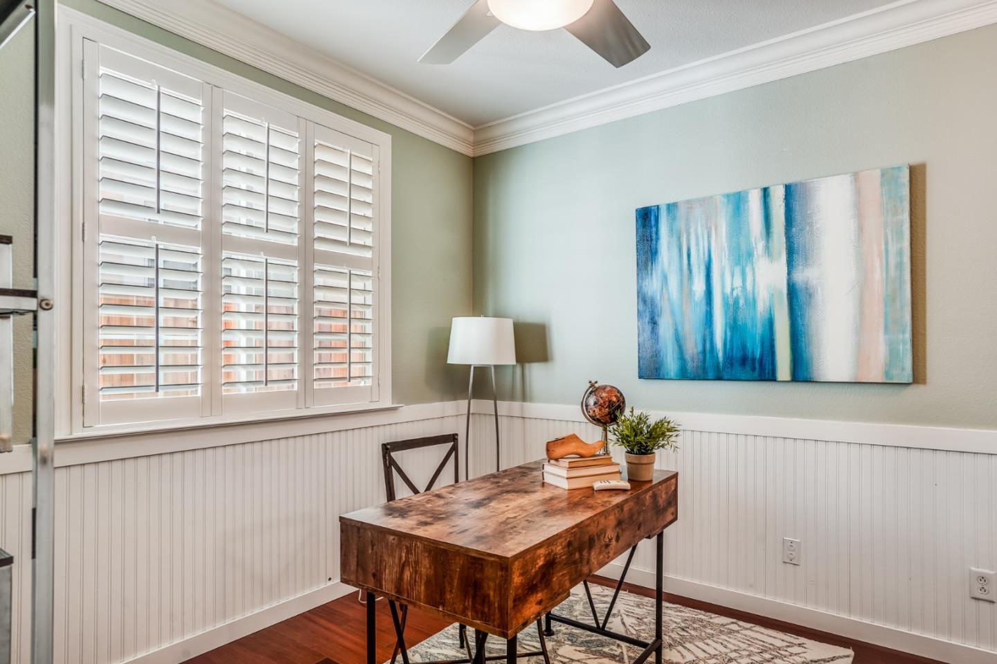 730 St Michael Place Morgan Hill, CA 95037 - Photo 5 of 27 a view of a workspace with furniture and a window