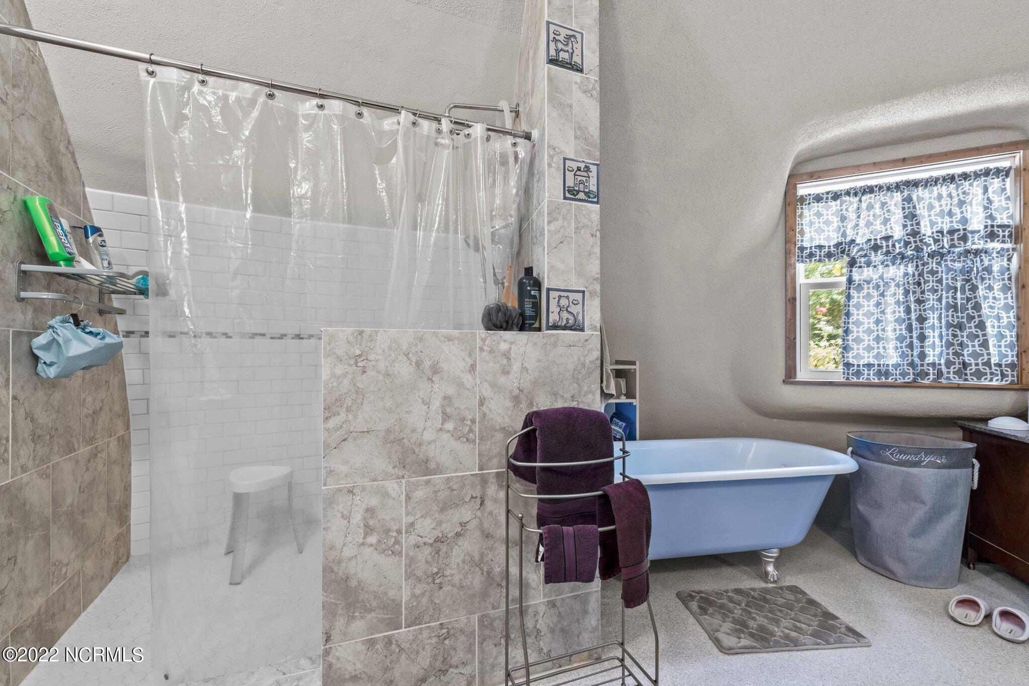 120 Pinebluff Lake Road Pinebluff, NC 28373 - Photo 15 of 40 Large tiled walk in shower.