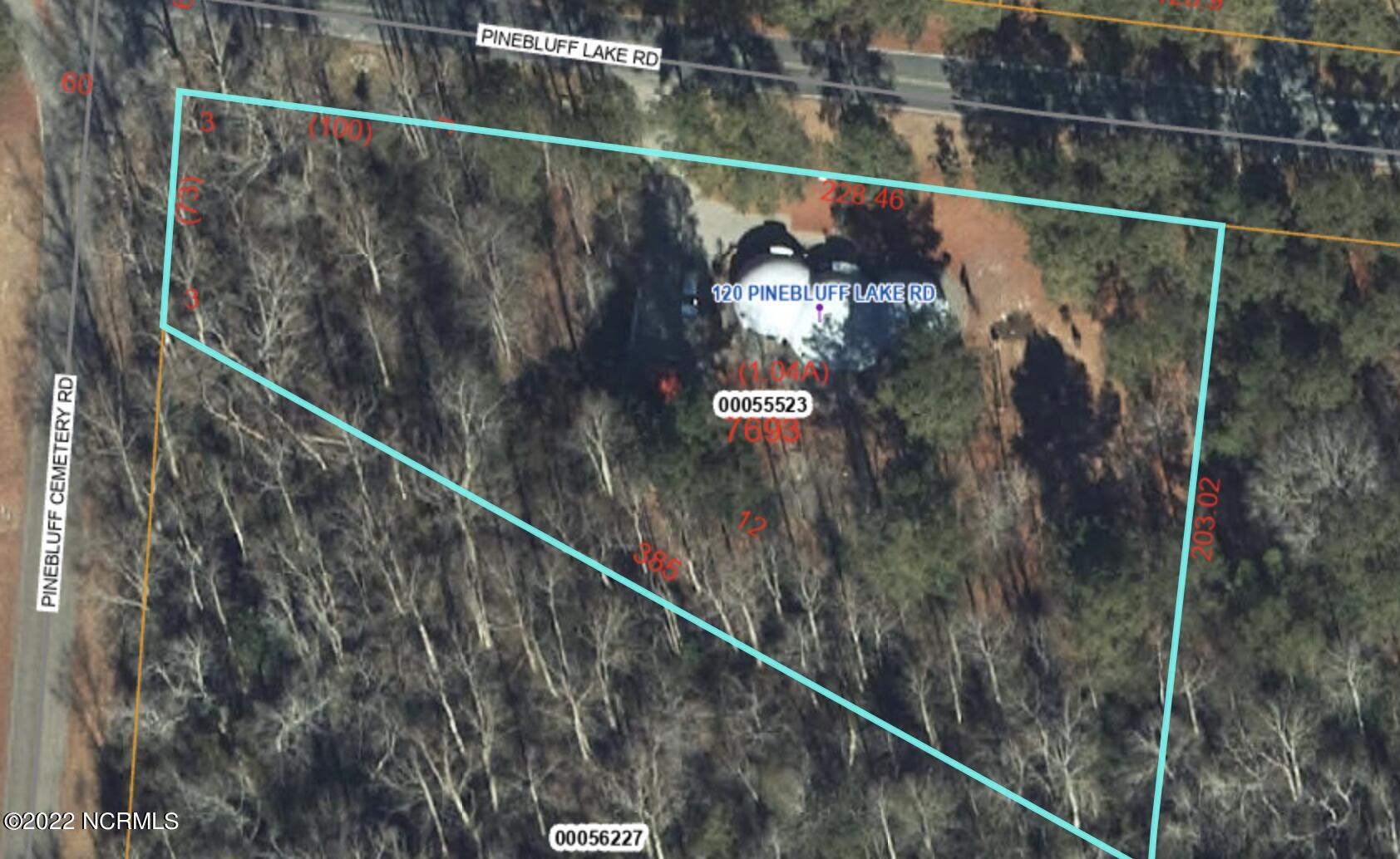 120 Pinebluff Lake Road Pinebluff, NC 28373 - Photo 35 of 40 Spacious 1 acre lot provides privacy in the back yard.