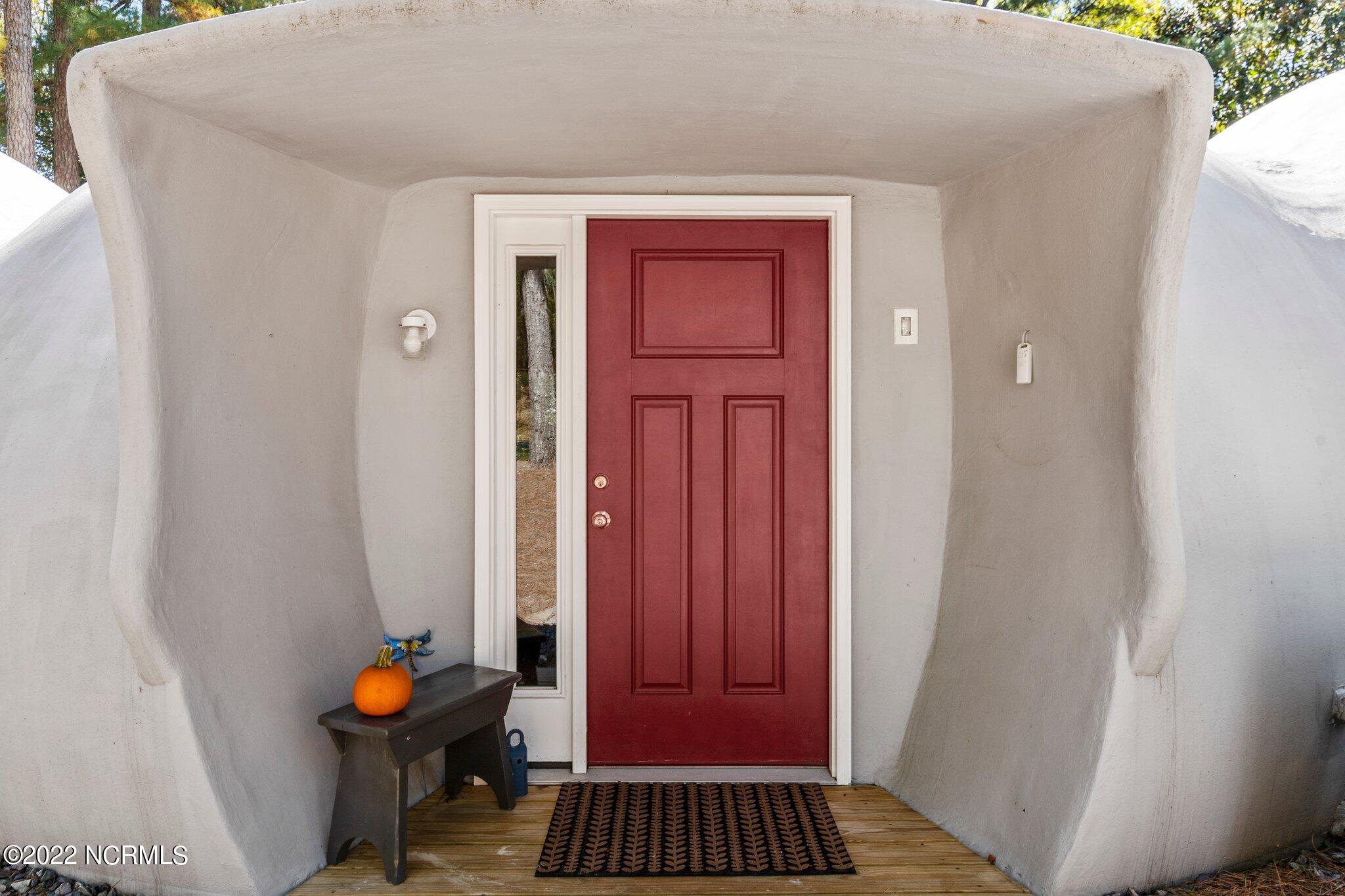 120 Pinebluff Lake Road Pinebluff, NC 28373 - Photo 5 of 40 Welcoming covered front door.