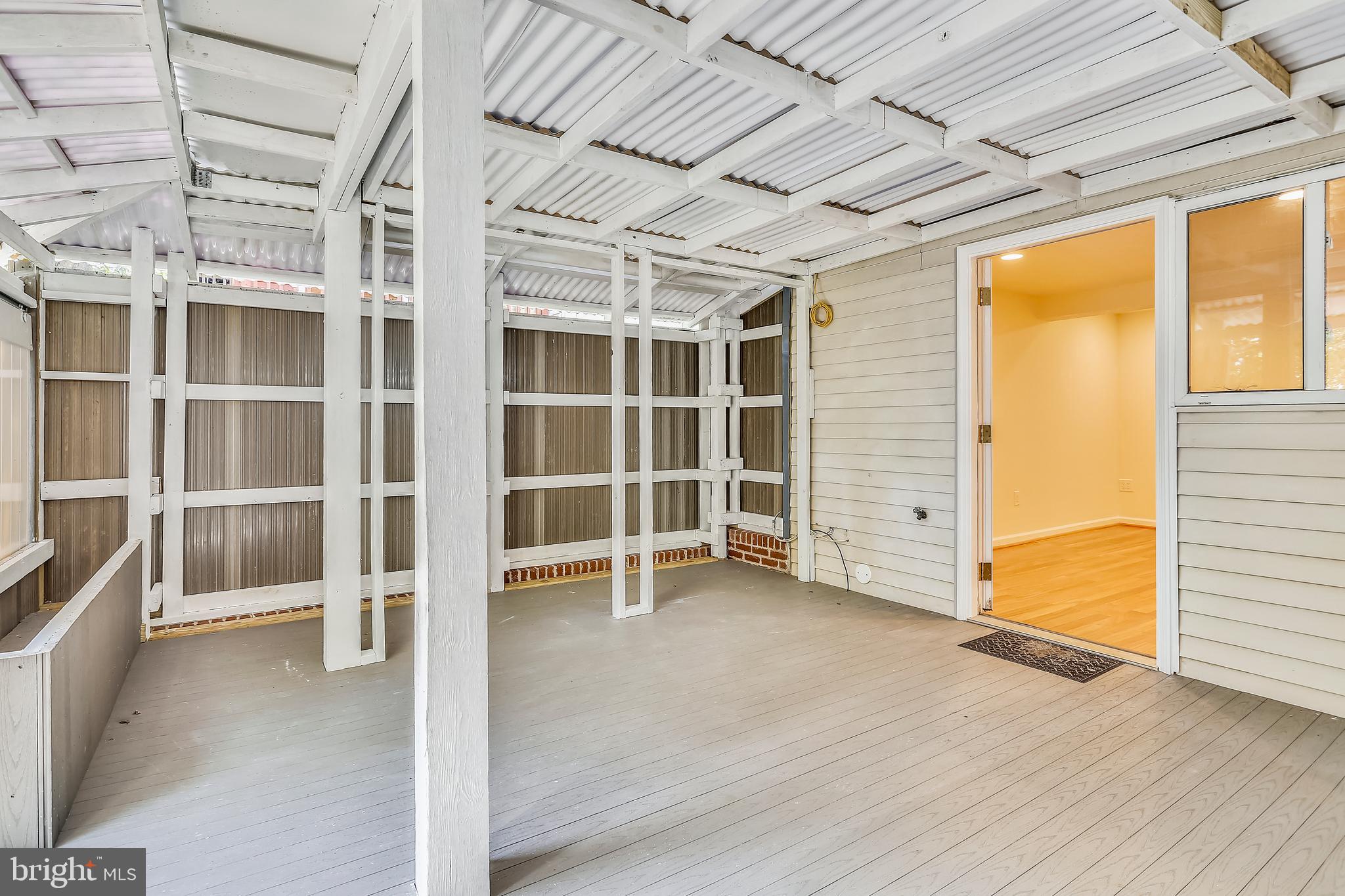 2943 Shepperton Terrace Silver Spring, MD 20904 - Photo 26 of 37 Fully Enclosed Lower Level Deck