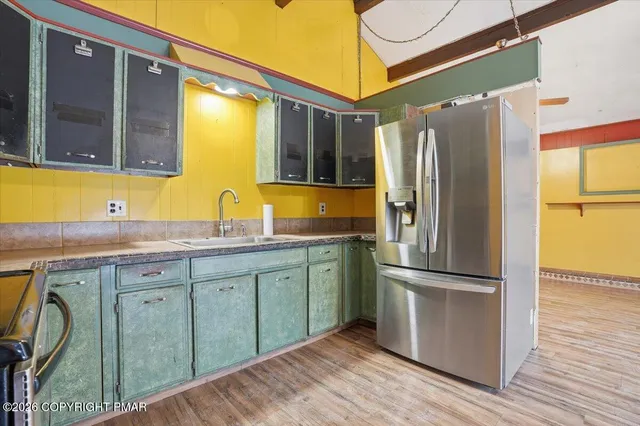wooden floor in an empty room