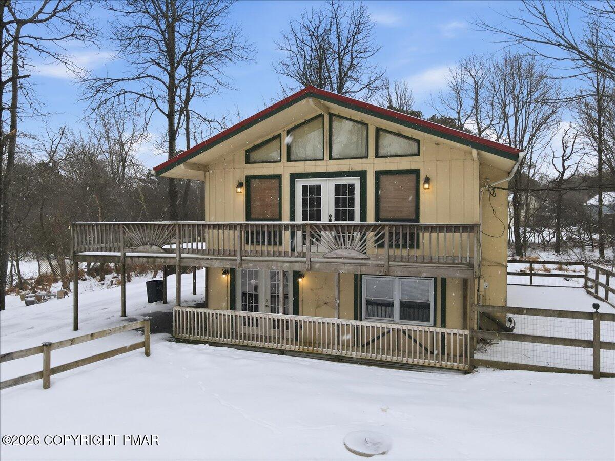 401 Clearview Drive Long Pond, PA 18334 - Photo 4 of 77 a front view of a house with a porch