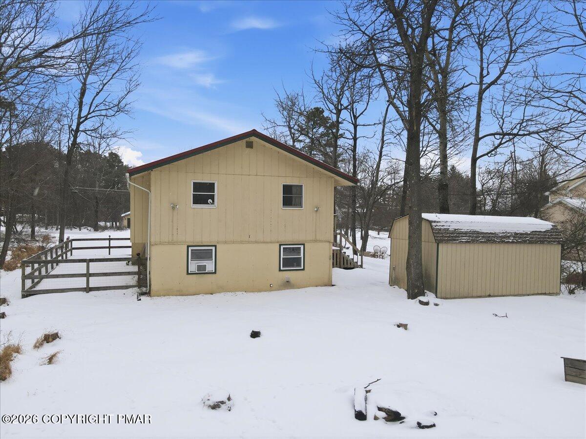 401 Clearview Drive Long Pond, PA 18334 - Photo 55 of 77 a view of a house with wooden fence